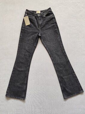 JJXX JXTURIN Bootcut High Waist Jeans Grey Denim NWT W26 L32.